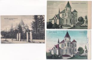 Dunaszerdahely, Dunajská Streda; 9 db RÉGI város képeslap / 2 pre-1940 town-view postcards