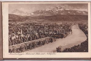 Innsbruck; 9 db RÉGI képeslap képeslapfüzetben / 9 PRE-1945 postcards in postcard booklet