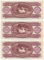 1992. 100Ft (3x) sorszámkövetők "B 032 053413 - B 032 053415" T:UNC,AU
Adamo F37