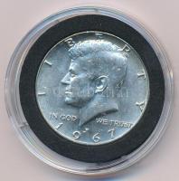 Amerikai Egyesült Államok 1967. 1/2$ Ag "Kennedy" T:AU patina USA 1967. 1/2 Dollar Ag "Kennedy" C:AU Krause KM#202a