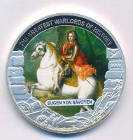 Libéria 2009. 5$ Cu "Nagy Hadvezérek - Savoyai Jenő" multicolor T:PP  Liberia 2009. 5 Dollars Cu "The Greatest Warlords of History - Eugen von Savoyen" multicolor C:PP