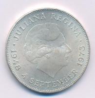 Hollandia 1973. 10G Ag "Julianna - uralkodásának 25. évfordulója" T:AU Netherlands 1973. 10 Gulden Ag "Juliana - 25th Anniversary of Reign" C:AU Krause KM#196