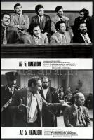 cca 1989 előtt készült ,,Az 5. hatalom" című olasz film jelenetei és szereplői, 16 db vintage p...