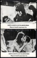 cca 1969 ,,Vadászjelenetek Alsó-Bajorországban" című NSZK film jelenetei és szereplői, 18 db vi...