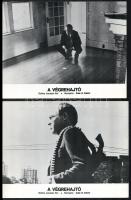 cca 1977 ,,A végrehajtó" című kanadai film jelenetei és szereplői, 6 db produkciós filmfotó nyo...