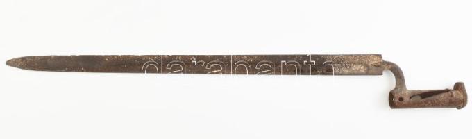 Köpűs vágószurony, XVIII-XIX. század, h: 70 cm