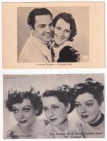 SZÍNÉSZ PÁROK - 28 db régi külföldi képeslap / ACTORS AND ACTRESSES - 28 pre-1945 non-Hungarian post...