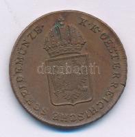 1816B 1kr Cu T:XF patina, kis repedés 
Huszár 2058, Unger III.: 1406.a