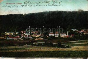 Bártfa, Bártfafürdő, Bardejovské Kúpele, Bardiov, Bardejov; látképe. Eschwig és Hajts kiadása / general view (EK)