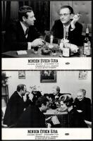 cca 1967 ,,Minden évben újra" című nyugatnémet film jelenetei és szereplői, 16 db vintage produkciós filmfotó ezüst zselatinos fotópapíron, a használatból eredő (esetleges) kisebb hibákkal, + hozzáadva 1 db szöveges kisplakát, 18x24 cm