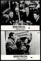 cca 1967 ,,Minden évben újra" című nyugatnémet film jelenetei és szereplői, 16 db vintage produ...