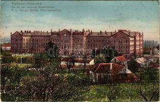 Kismarton, Eisenstadt; Cs. és kir. katonai főreáliskola / K.u. königl. Militär Oberrealschule / Austro-Hungarian military school (EK)
