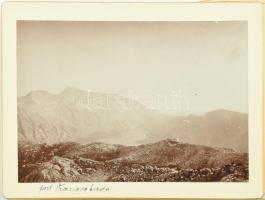 cca 1900 Fotó tétel a mai Horvátország (Dubrovnik) és Montenegro (Risan, Fort Sanik stb.) tájaival, ...