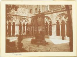 cca 1900 Fotó tétel a mai Horvátország (Dubrovnik) és Montenegro (Risan, Fort Sanik stb.) tájaival, ...