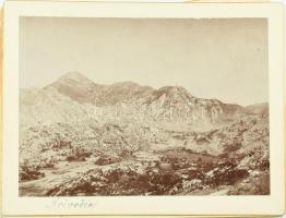 cca 1900 Fotó tétel a mai Horvátország (Dubrovnik) és Montenegro (Risan, Fort Sanik stb.) tájaival, ...