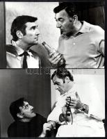 Sinkovits Imre (1928-2001) színművész a ,,Tücsök" és ,,Az Örökös" című filmek jeleneteiben...