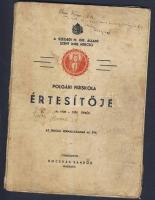 1925-1940 3db szegedi iskolai értesítő és évkönyv