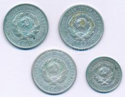 Szovjetunió 1924-1929. 20k Ag (3xklf) + 1925. 10k Ag T:XF patina
Soviet Union 1924-1929. 20 Kopeks ...