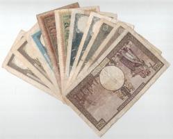 Románia 1941-1947. 500L-1.000.000L (10db) T:F-G
Romania 1941-1947. 500 Lei - 1.000.000 Lei (10pcs) ...