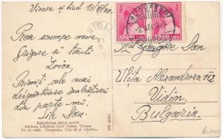 1929 Marosújvár, Uioara, Ocna Mures; O parte din parcul bai, cofetaria si inapoi Hotelul bai / Fürdő...