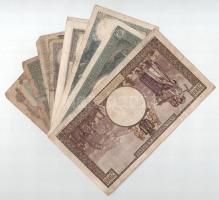 Románia 1917-1947. 25b-100.000L (10db) T:F-G
Romania 1917-1947. 25 Bani - 100.000 Lei (10pcs) C:F-G