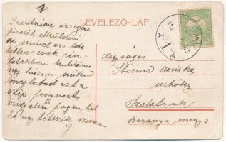 1910 Kovászna-fürdő, Baile Covasna; Erdei út. Szabó nyomda kiadása / forest road (EM)