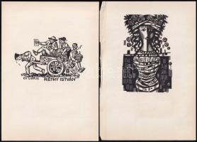 Kisgrafika Barátok Köre 25 Jubileumi mappa, Budapest, 1959-84 Készült 100 példányban, számozott (009...