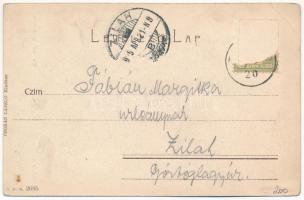 1905 Tasnád, Református templom. Csókás László kiadása / Calvinist church (EB)