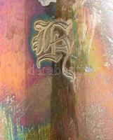 Ezüst (Ag) kávés kanna, jelzett: 1946. Binmingham, JC Co mester, m: 17 cm, bruttó: 322g