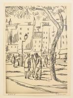 Jean-Georges Simon / Simon János György (1894-1968): Au tour d'un Beg De Gaz. I Dessins á la po...