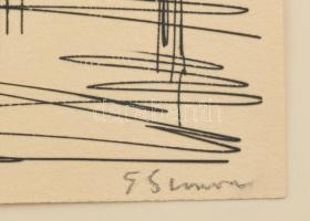 Jean-Georges Simon / Simon János György (1894-1968): Au tour d'un Beg De Gaz. I Dessins á la po...