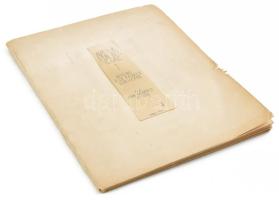 Jean-Georges Simon / Simon János György (1894-1968): Au tour d'un Beg De Gaz. I Dessins á la po...