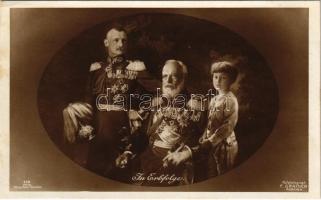 In Erbfolge / Luitpold, Prince Regent of Bavaria, Rupprecht, Crown Prince of Bavaria. Hofphotograph F. Grainer (EK)
