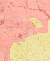 1974 Apc földtani és észlelési térképe, 1:10 000, 2 db, 73x100 cm