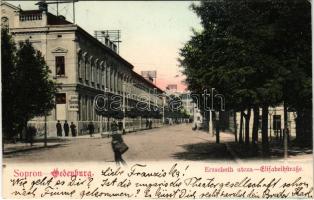 1904 Sopron, Erzsébet utca, Löbl M. Táncintézet