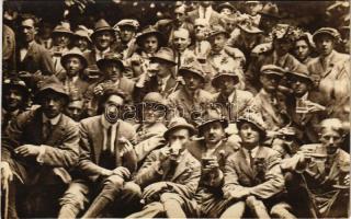 1924 Keszthely, A sárguló gazdászok felvonulása, búcsú. photo (fl)