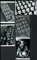 cca 1930 Játék és élő babák, 5 db modern nagyítás a néhai Lapkiadó Vállalat központi fotólaborjának archívumából, 15x10 cm