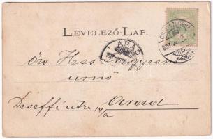 1907 Csíkszereda, Miercurea Ciuc; Rékóczy utca, dohány nagy tőzsde, Gyönös Gy. nyomda üzlete és sajá...