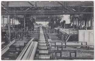 1930 Resicabánya, Resita; vasgyár belső, kikészítő. Kiadja Weisz Adolf / Adjustage / iron works interior, factory (EK)