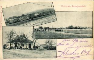 1900 Tahi, Tahi-puszta (Tahitótfalu); látkép. Kiadja Divald Károly 145. sz