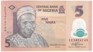 Nigéria 2016. 5N T:UNC Nigeria 2016. 5 Naira C:UNC Krause P#38