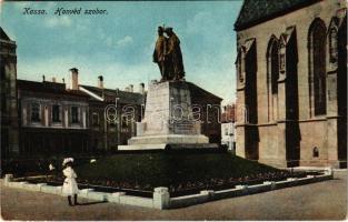 1917 Kassa, Kosice; Honvéd szobor / military monument (EK)