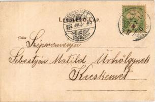 1902 Orsova, Korona kápolna. Hutterer G. kiadása / Kronkapelle / chapel