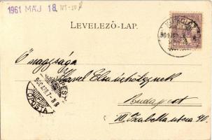 1900 Miskolc, Szemere utca, MÁV üzletvezetőség. Ferenczi B kiadása