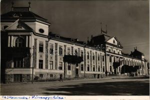 1944 Csíkszereda, Miercurea Ciuc; Vármegyeháza / county hall (vágott / cut)