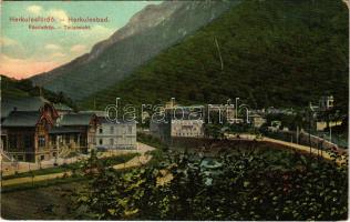 Herkulesfürdő, Baile Herculane; Részletkép / Teilansicht / general view, spa (EK)