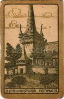 Magyarvalkó, Valeni (Tara Calatei); a kalotaszegi magyarvalkói erődítmény templom, református templom / Calvinist fortified church, irredenta s: Lesskó Lajos (non PC) (EM)