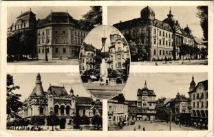 1943 Nagyvárad, Oradea; mozaiklap / multi-view postcard (EB)
