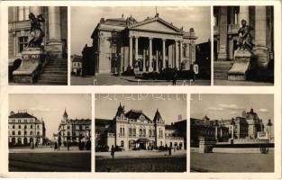 1943 Nagyvárad, Oradea; mozaiklap / multi-view postcard (EK)
