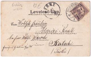 1901 Nagyszeben, Hermannstadt, Sibiu; Römischer Kaiser (Római császár) szálloda, divatterem, üzlet. ...